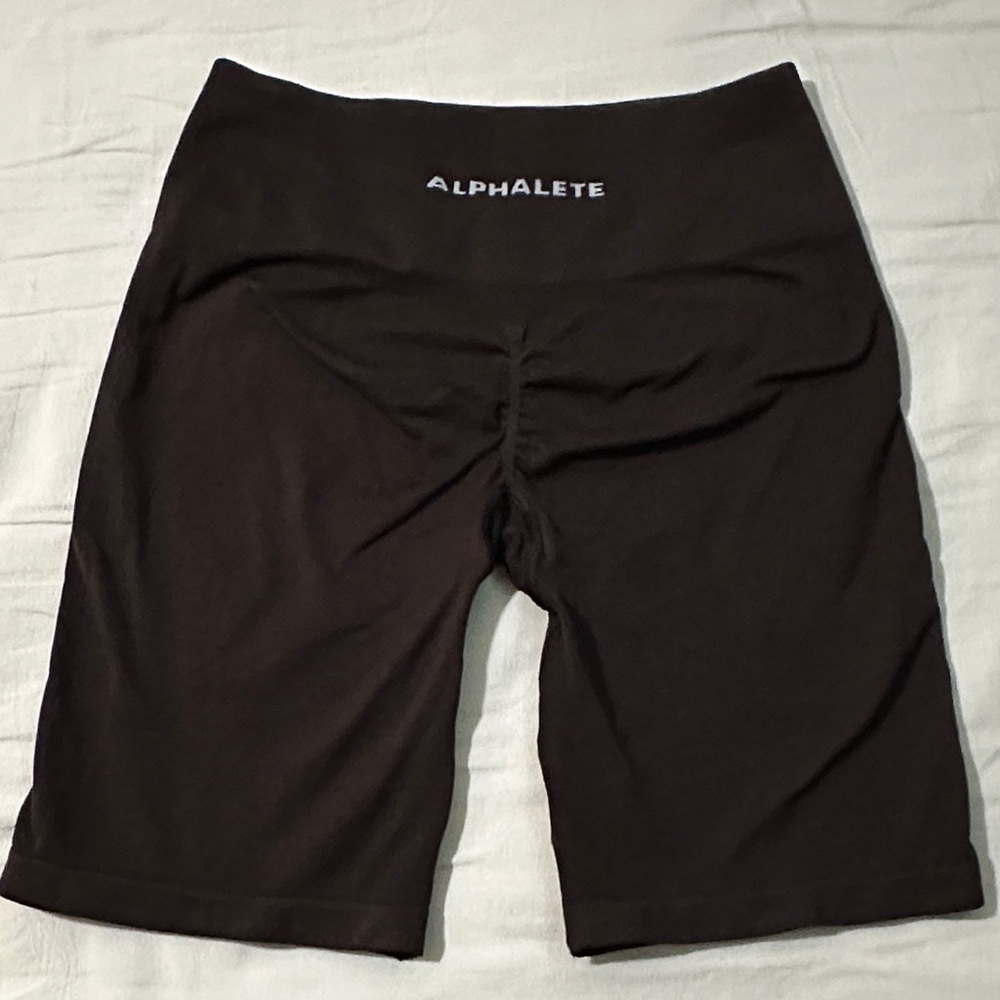 Alphalete Women's Dark Brown Bike Shorts